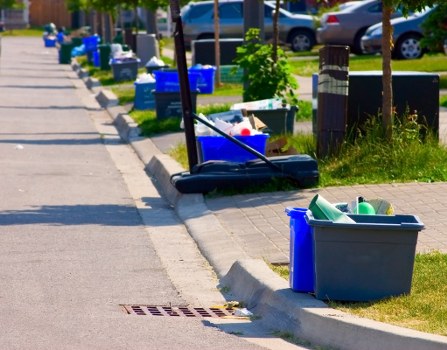 Bulky waste and recycling sorting in Pimlico homes
