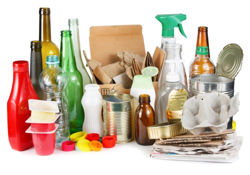 Professional builders waste collection in a Pimlico street