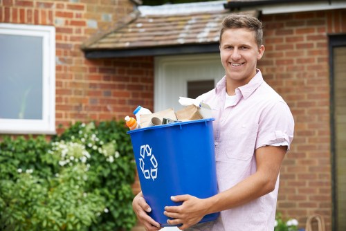 Responsible recycling and waste removal during home clearance in Pimlico