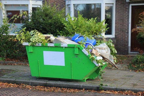 Recycling and general waste containers for local businesses