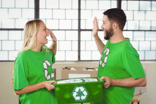 Responsible recycling and disposal during flat clearance in Pimlico